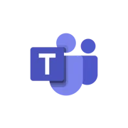 Microsoft Teams logo showing a purple square with a white T icon and a stylized person figure.