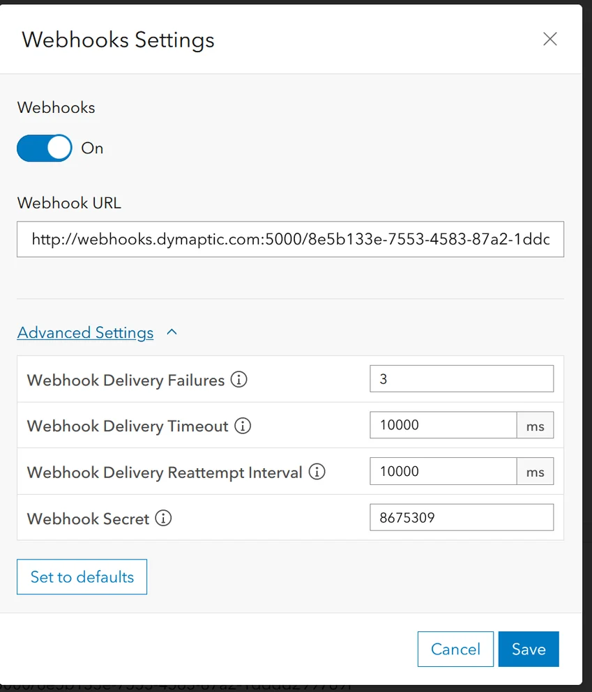 Microsoft Teams Connectors dialog showing the Incoming Webhook connector listed under Connectors for your team, with a Configure button for setting up real-time data delivery from external services.